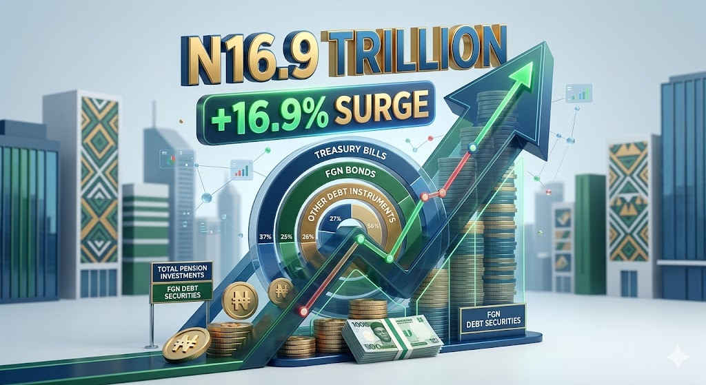 Pension Investments in FGN Debt Securities Surge 16.9% to N16.9 Trillion